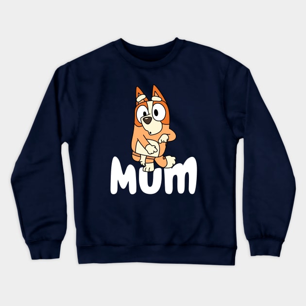 Bluey Mum Dance Crewneck Sweatshirt by Kuturupiah